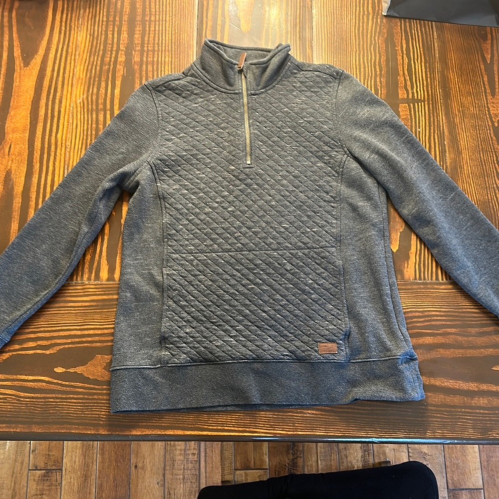 LL BEAN Quilted 1/4 zip